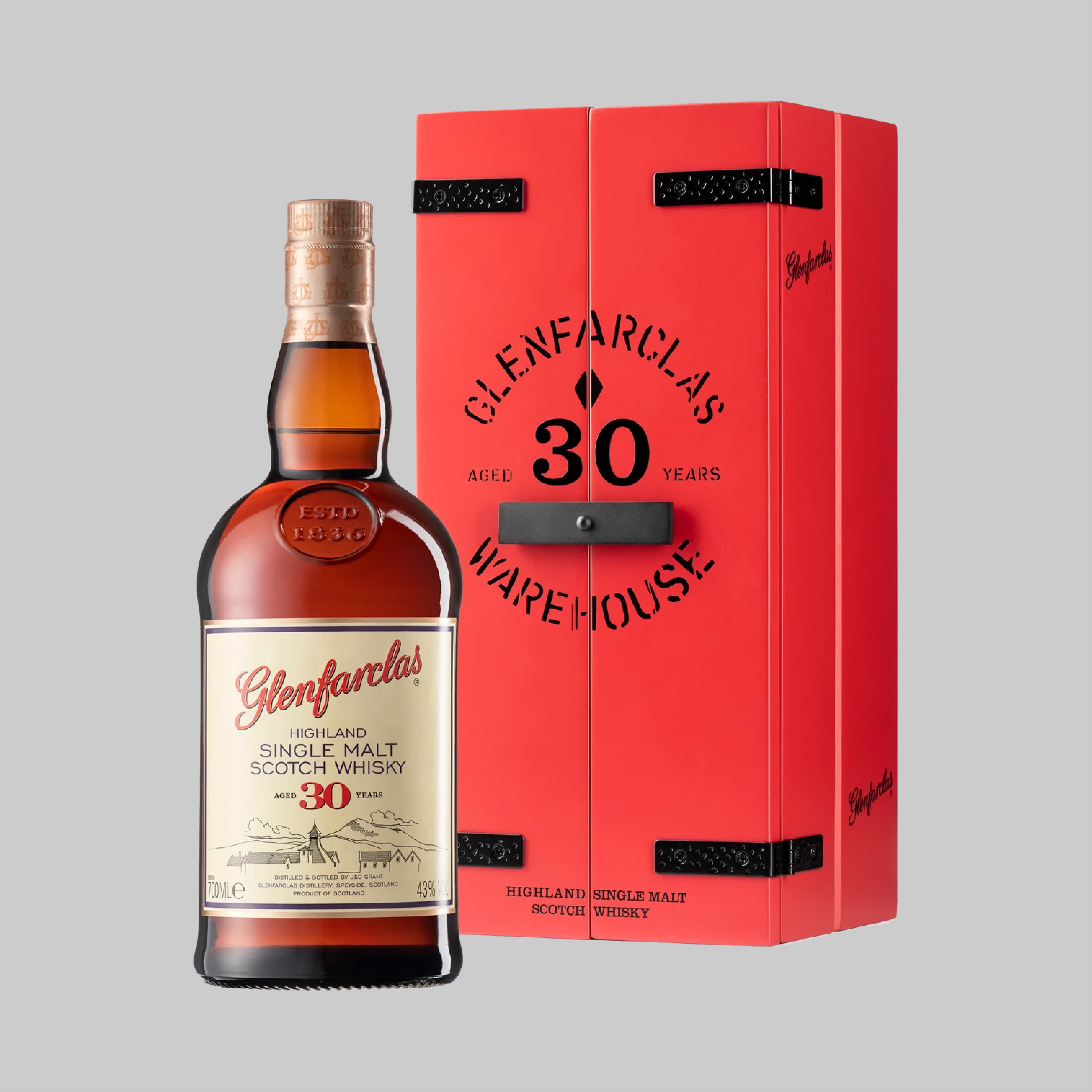 Glenfarclas 30 Years Single Malt Scotch Whisky 700ml 43.0% | TIME2DRINK